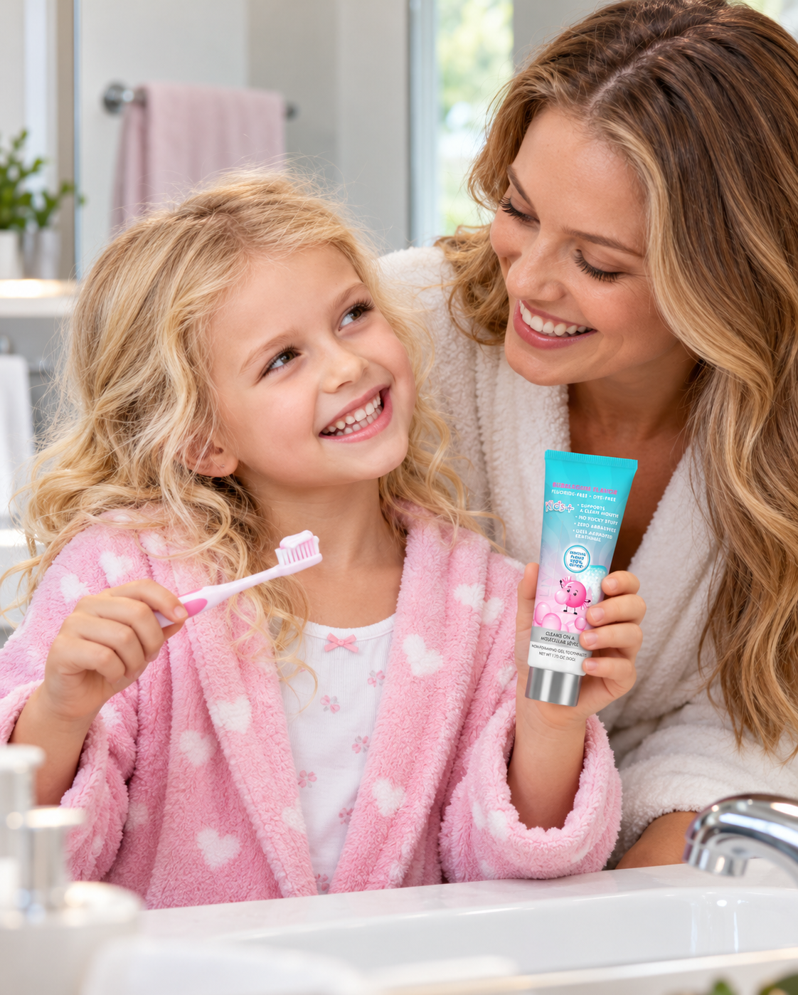 Child using Leouyu Kids+ Bubblegum