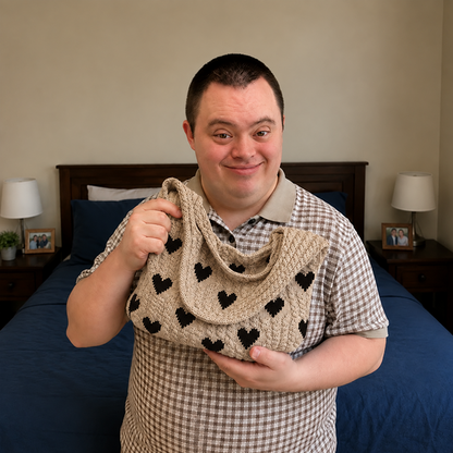 ❤️100% Handmade Crochet Sweetheart Knit Bag(Ethan Brooks Handmade®) - Buy 2 Get Extra 10% Off