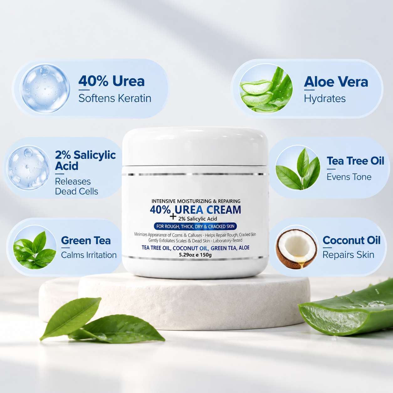 Ingredient overview for the cream