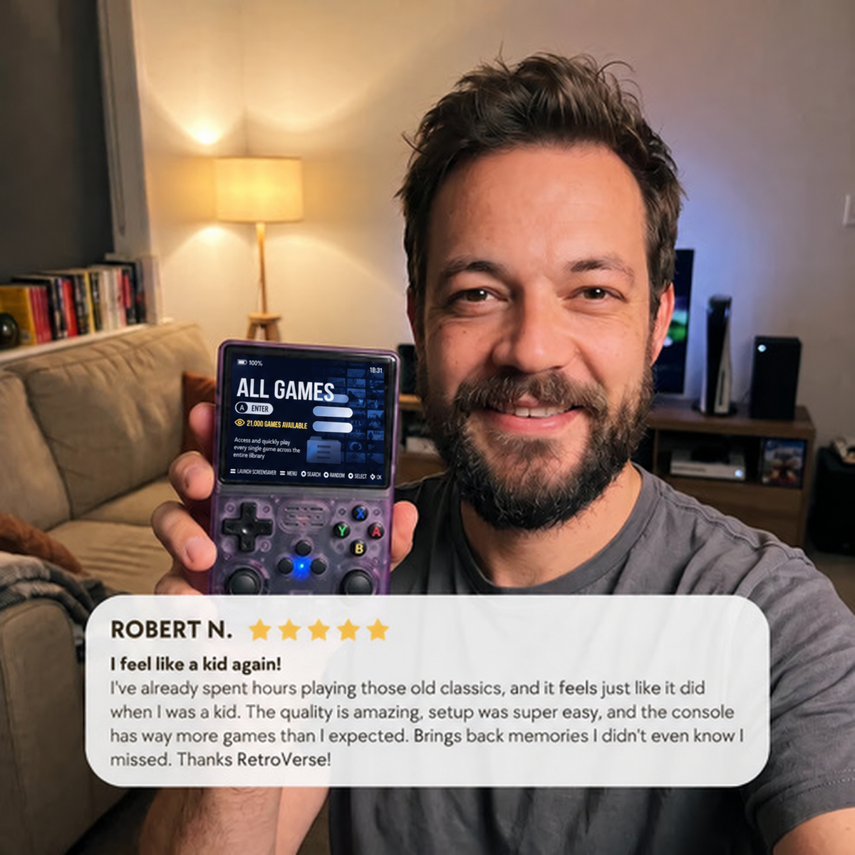 Leouyu Pro 2.0 — R36S Retro Handheld Console
