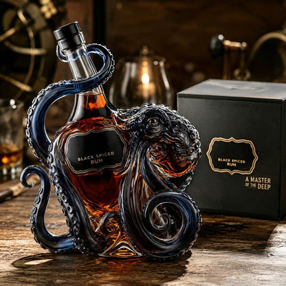 🎁 Father’s Day 49% OFF - The Rum Edition 3D Octopus Bottle 🐙🥃