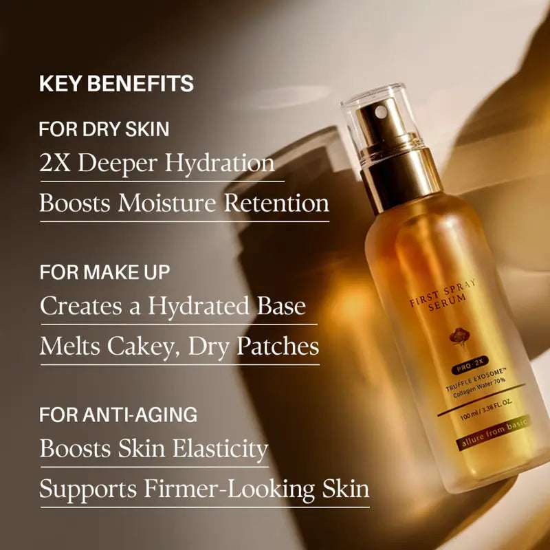 🎀White Truffle First Spray Serum PRO 2X – Radiant Glow in a Spritz
