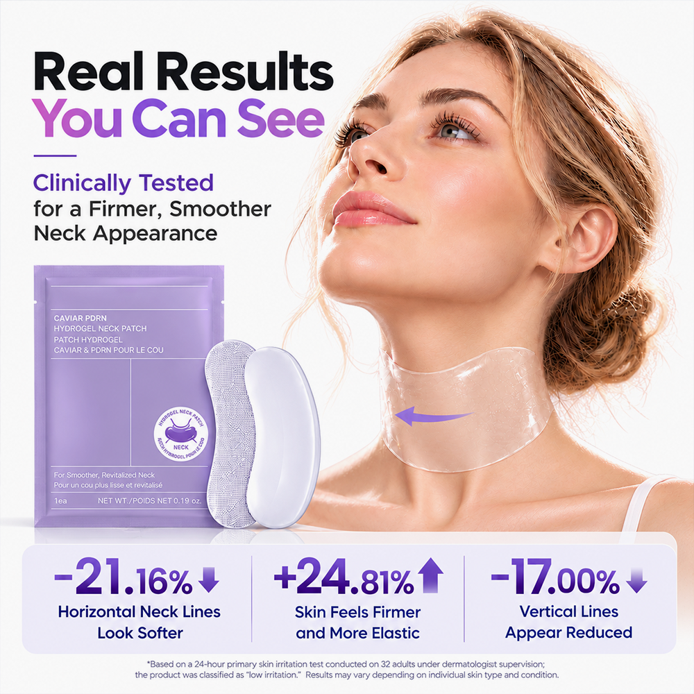 Collagen & PDRN Hydrogel Neck Patch（4Ea）