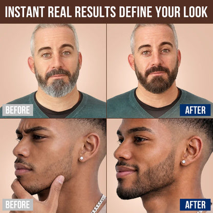 6D Hair-Like Finish Multi-Use Unisex 2-in-1 Brows & Beard Pen