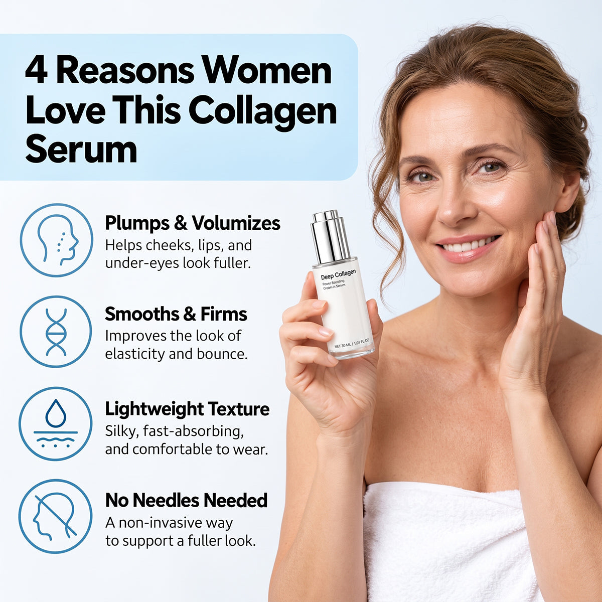 Korean Collagen Serum for Mature Skin
