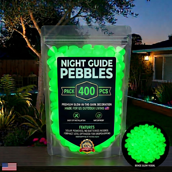 💥LAST DAY SALE 50%OFF💥🌈Colorful Glow-in-the-Dark Garden Stones