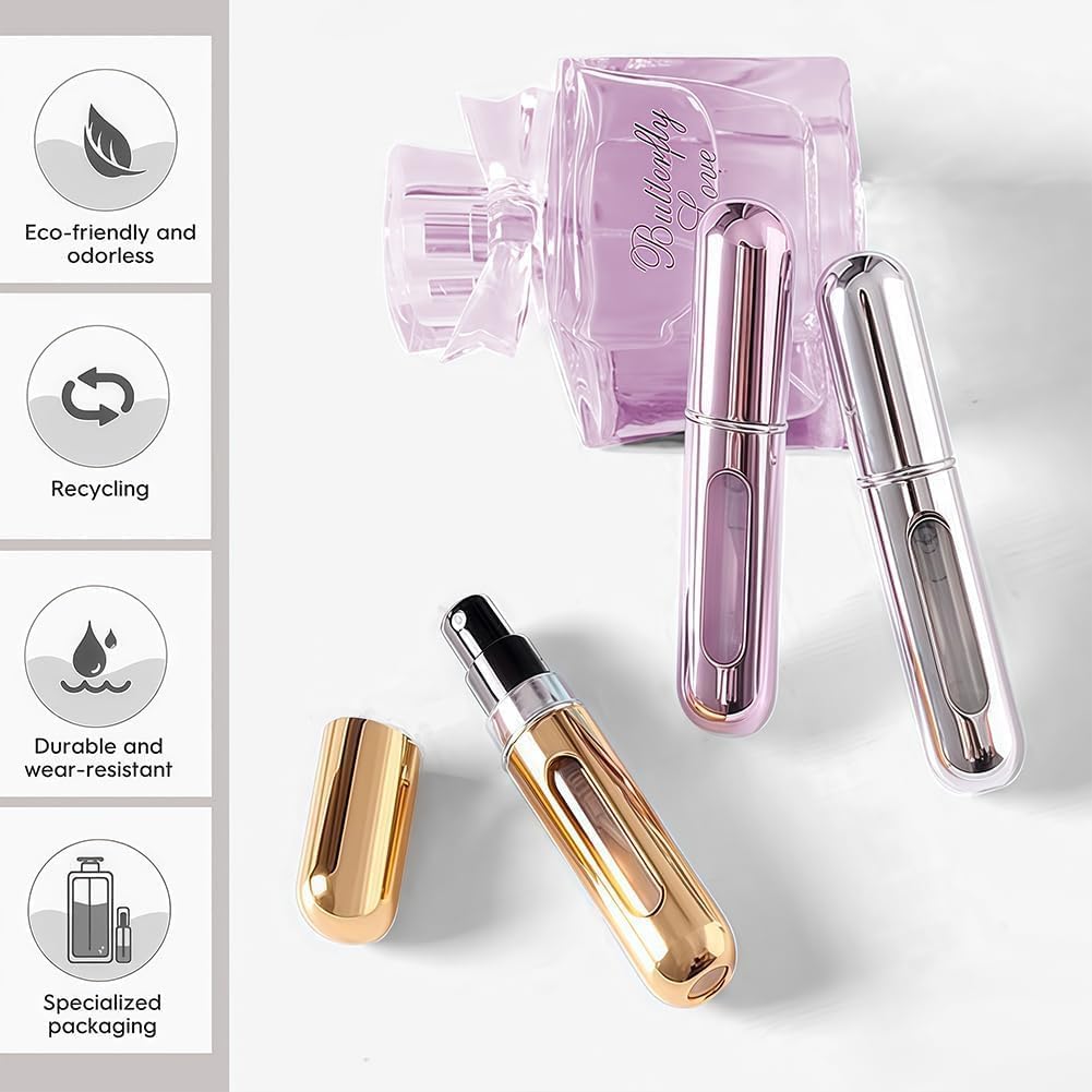 Take your favorite signature scent anywhere｜No spill, no mess, quick bottom‑fill design