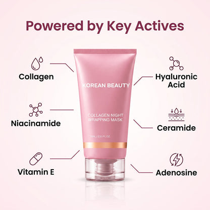 Collagen Night Wrapping Mask-Instantly Achieve Glass Skin