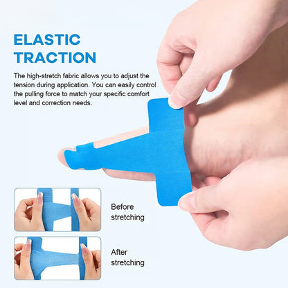 🔥LAST DAY 50% OFF - 👣Pre-cut Hallux Valgus Corrector Kinesiology Tape
