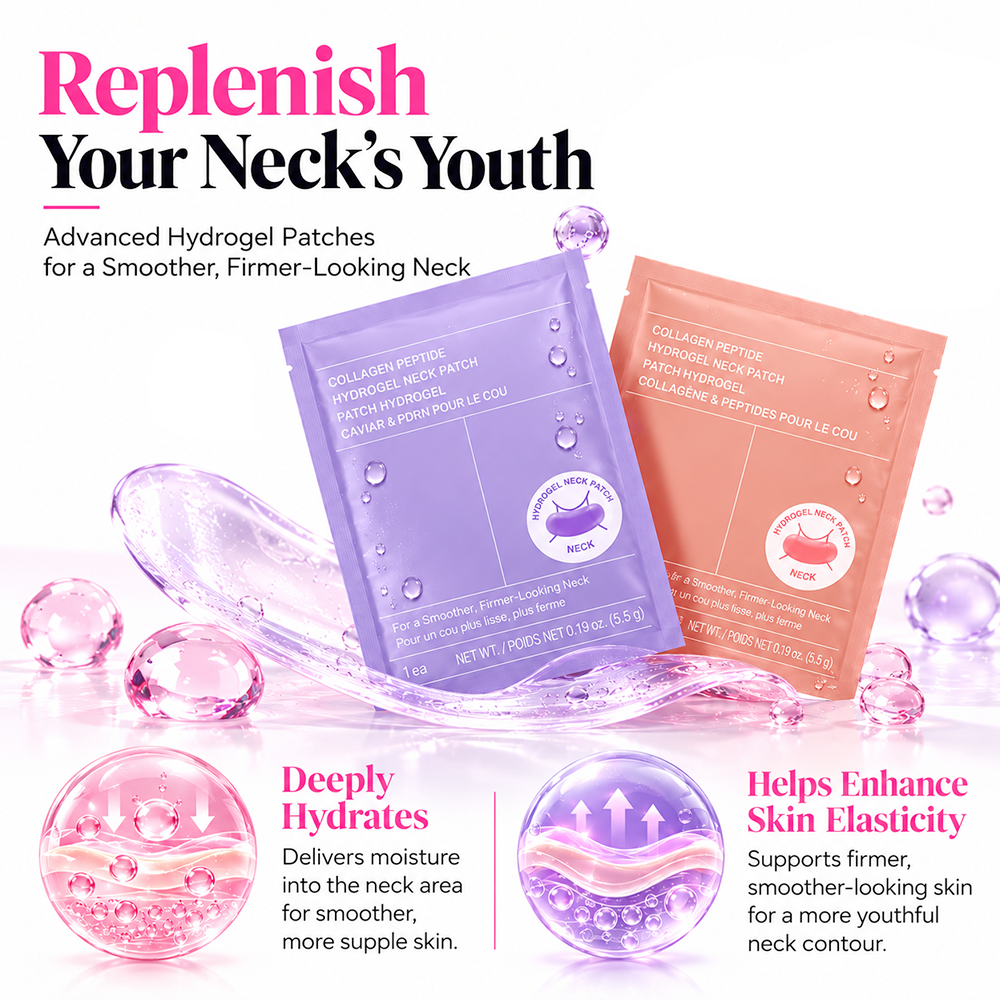 Collagen & PDRN Hydrogel Neck Patch（4Ea）