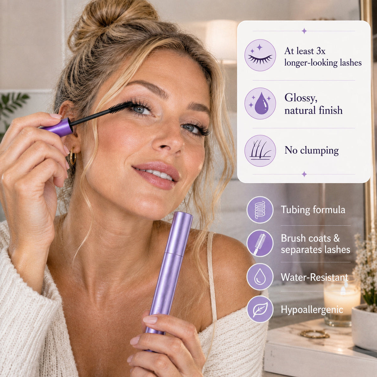 leouyu Mascara - For Mature Lashes
