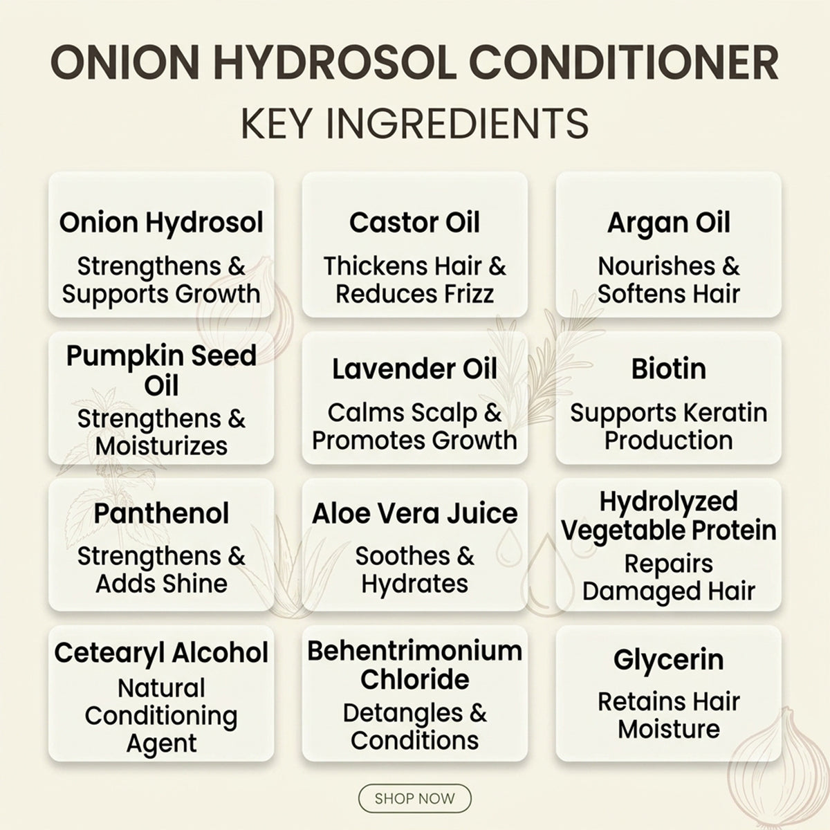Onion Hydrosol Shower Duo