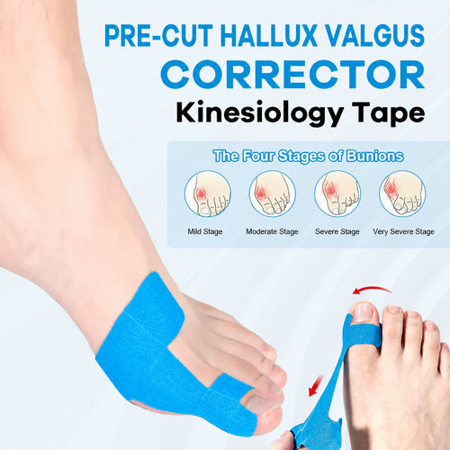 🔥LAST DAY 50% OFF - 👣Pre-cut Hallux Valgus Corrector Kinesiology Tape