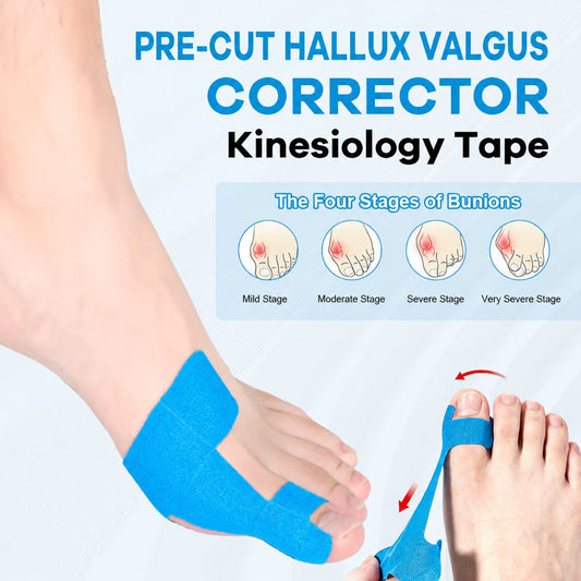 🔥LAST DAY 50% OFF - 👣Pre-cut Hallux Valgus Corrector Kinesiology Tape