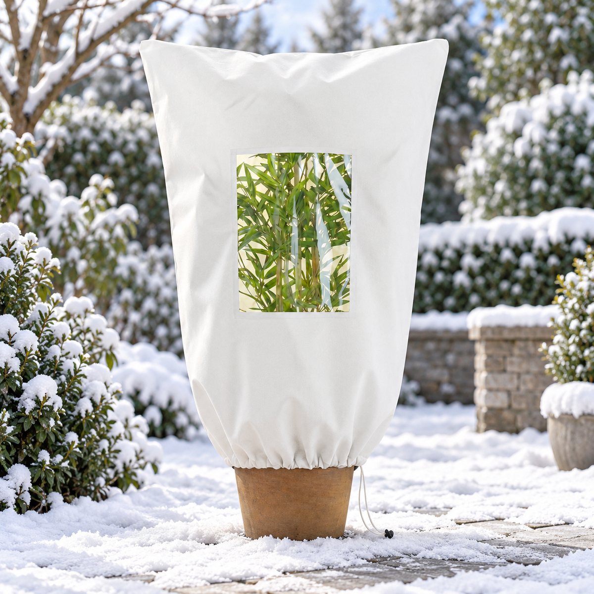 🌿 WINTER GARDEN ESSENTIAL | Plant Frost Protection Cover – Breathable Reusable Cover for Shrubs, Pots & Young Trees