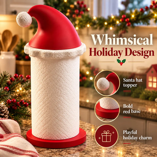 Santa Hat Paper Towel Holder | Festive Kitchen Decor 🎅🎄