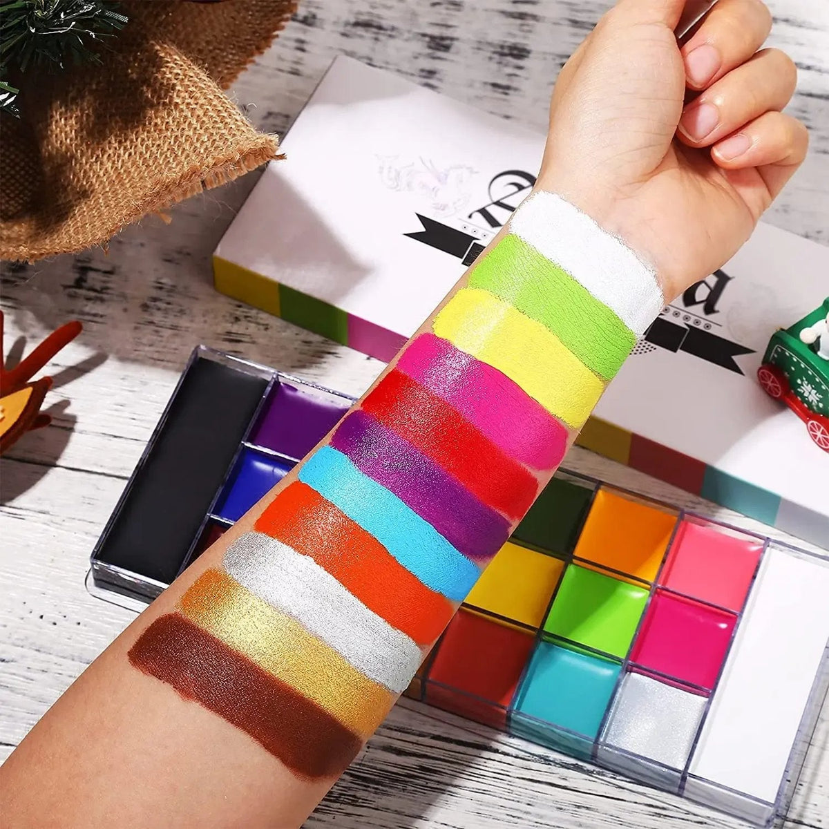 🎃Halloween Early Sale🎨 20-Color Face & Body Oil Paint Palette