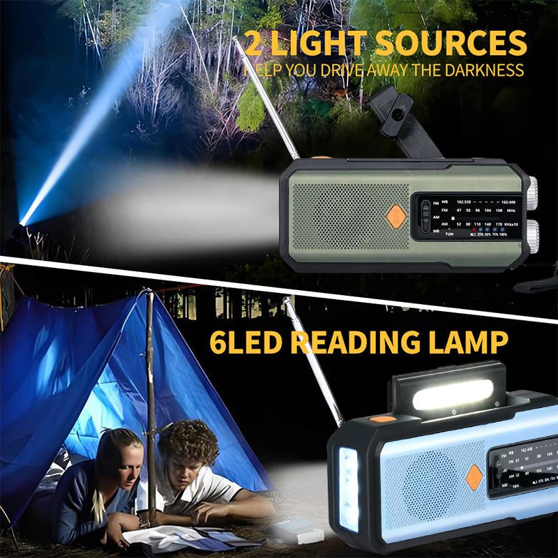 Solar Hand-Crank Emergency Weather Radio — 5