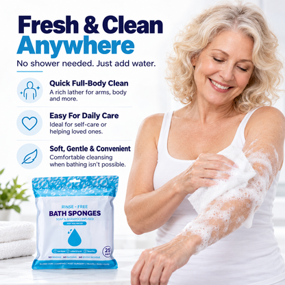Tenderly Rinse-Free Bath Sponges 3