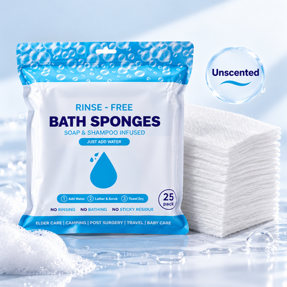 Tenderly Rinse-Free Bath Sponges 9